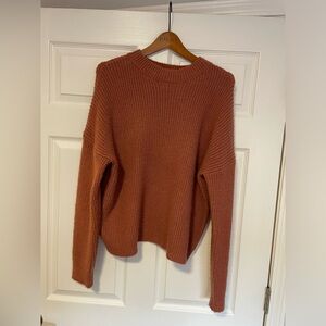 Forever 21 burnt orange oversized sweater. Size Small.